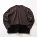 【8月23日入荷予定】Switch Color Long Sleeve T-shirts　Black
