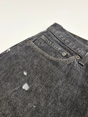 90s Levi’s 501-0658 BLACK DENIM PANTS MADE IN USA Size W36L32
