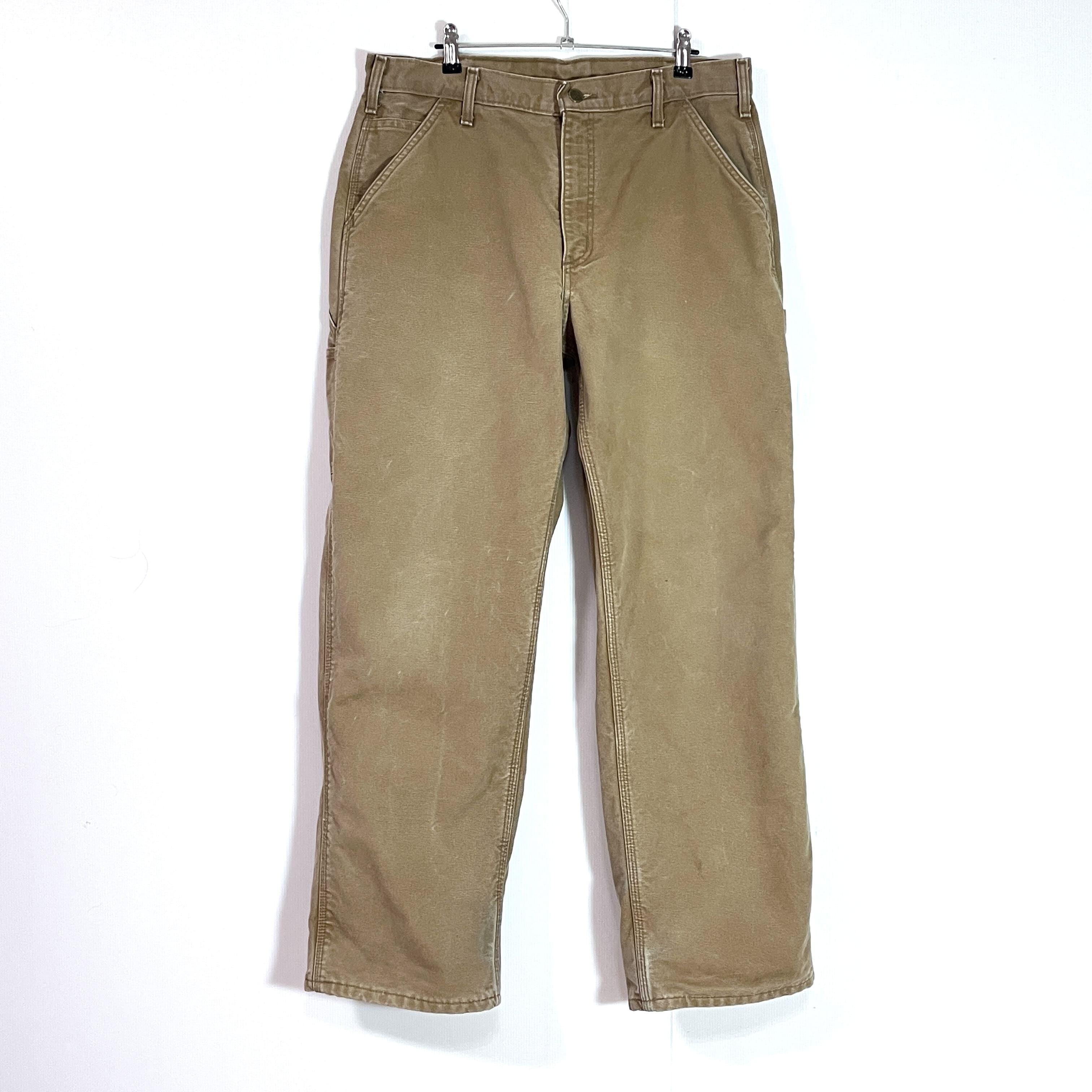 00s Carhartt カーハート W34L30 実寸W35L30.5 B111 BRN ブラウン 茶色