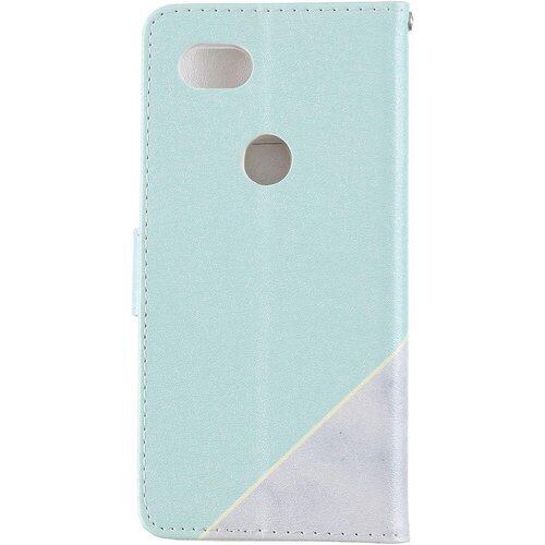 Google Pixel 3aケース グーグル ピクセル3aケース 手帳型ケースストラップ付き カードポケット付き 財布型 横置きスタンド機能付き マグネット式 全面保護 Google pixel 3a A1-グリーン 669