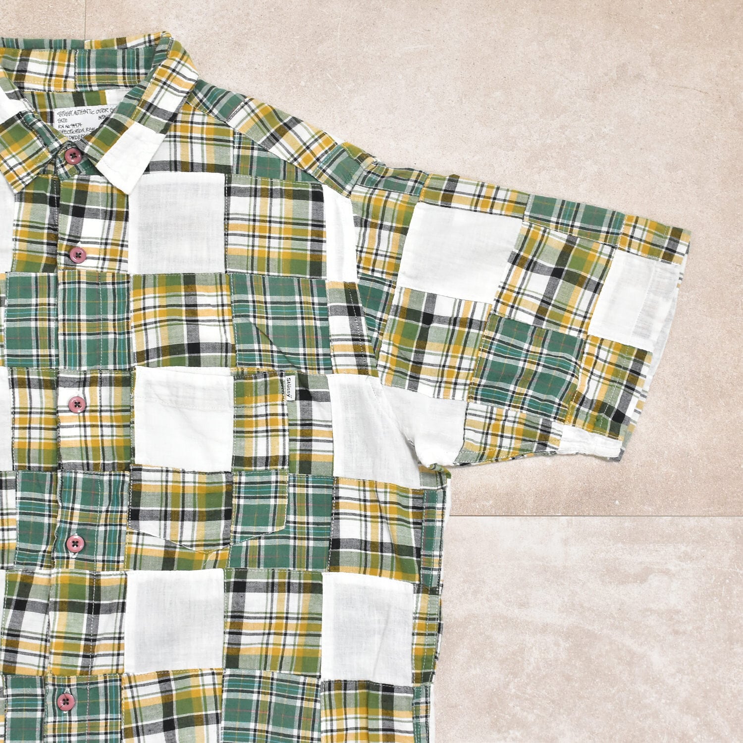 STUSSY authentic outer gear check shirt | 古着屋 grin days memory
