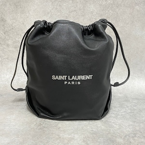 ※Reserved items※ SAINT LAURENT サンローラン テディバケット ブラック 6455-202204