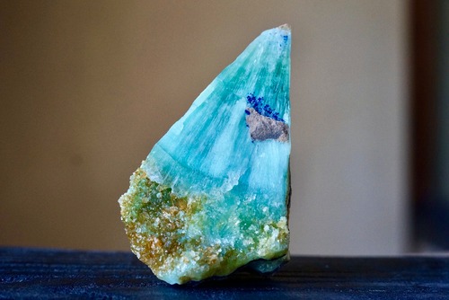 アラゴナイト / アズライト　Aragonite with Azurite ①