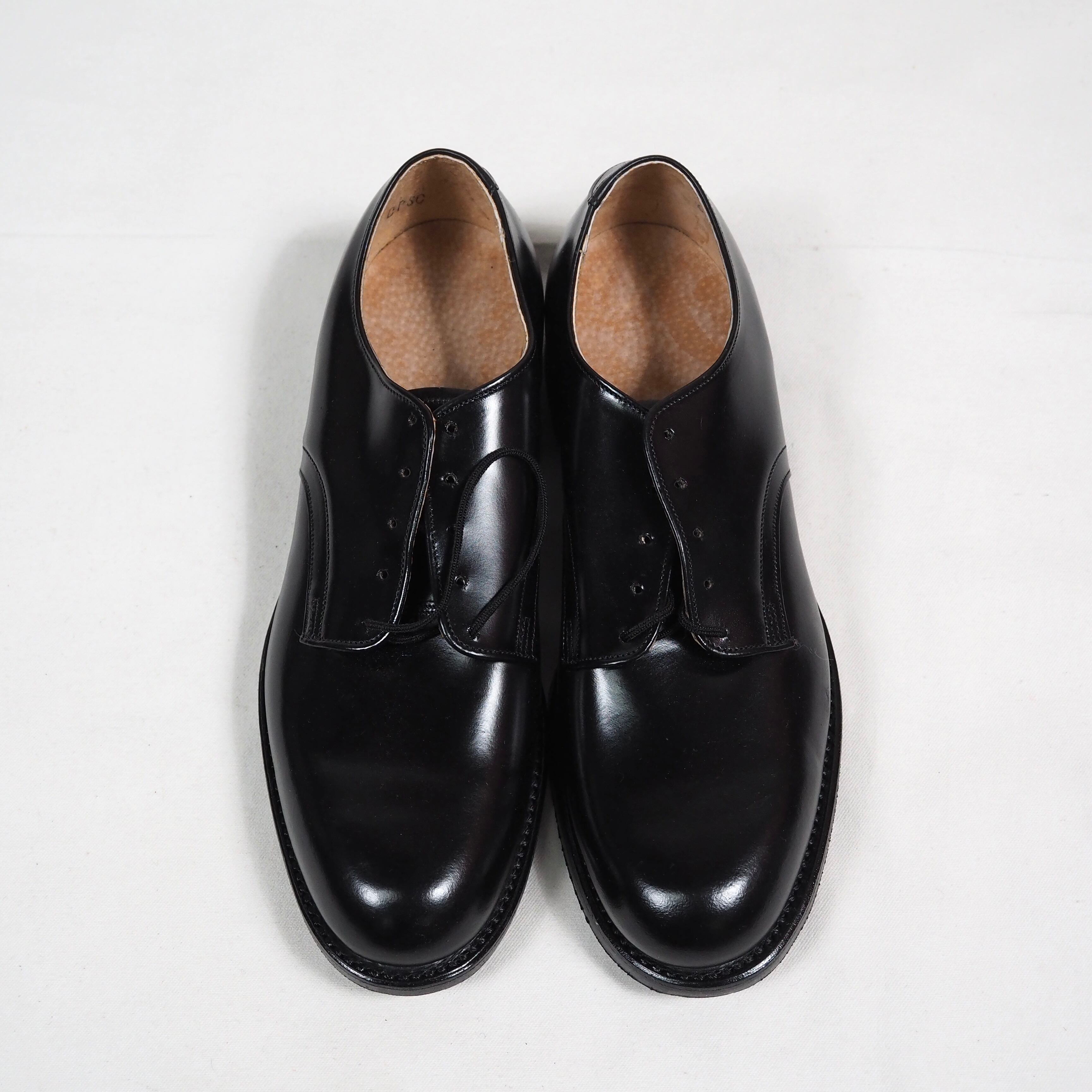 【NOS】80's U.S.NAVY oxford leather service shoes 6.5N CRADDOCK-TERRY 24.5cm アメリカ軍 レザー サービスシューズ