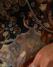 Chloe / Sheer Frilled Blouse