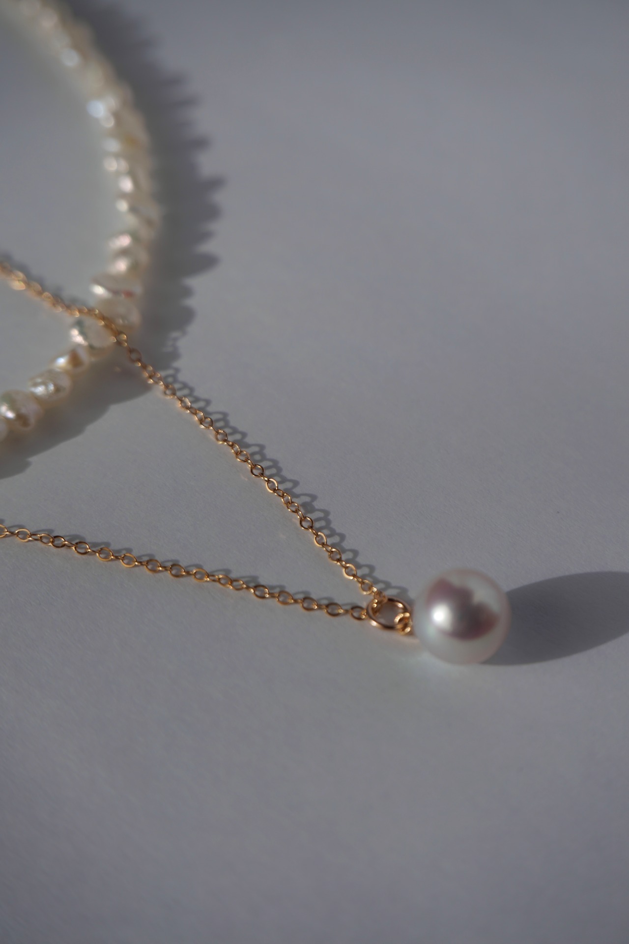 選べる一粒パールネックレス