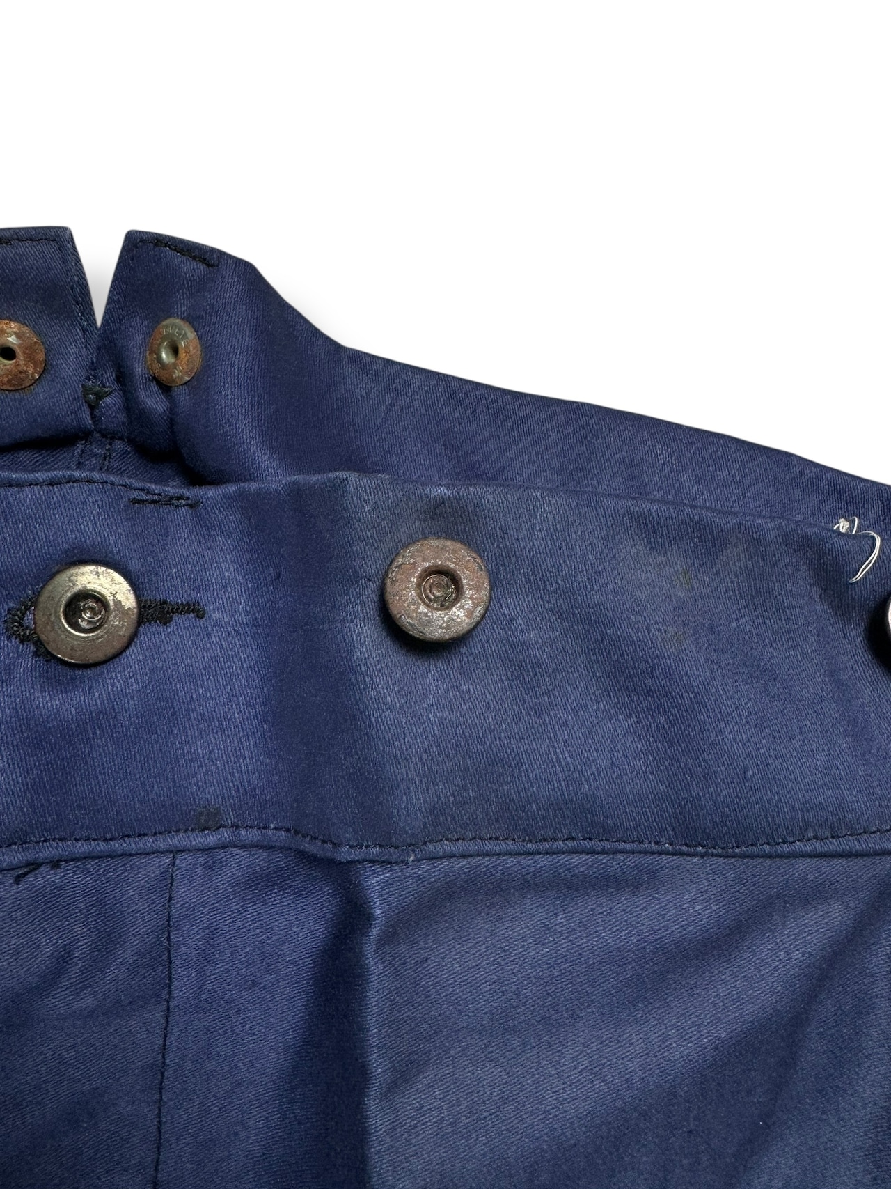 【Deadstock】30-40s Blue Moleskin Trousers “LE PYRENEEN”