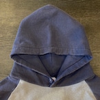 ChahChah CC THREE TONE HOODIE / SAXE