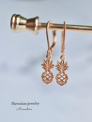 Pineapple earring Hawaiianjewelry(ハワイアンジュエリーパイナップルピアス、イヤリング)