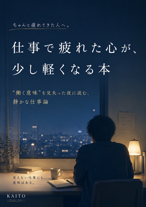 仕事で疲れた心が、少し軽くなる本 “働く意味”を見失った夜に読む、静かな仕事論