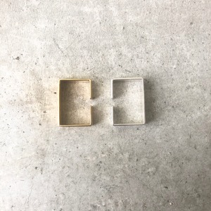 BOX square 【ring＆ear cuff】