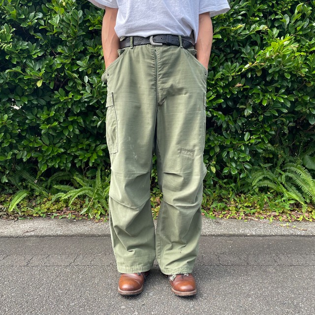 60s 米軍 実用 M65 カーゴパンツ W36 R-M ミリタリー M65フィールド 