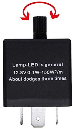 【特価処分】汎用 CF14 3ピン ICウィンカーリレー LED 点滅速度調節 ハイフラ防止