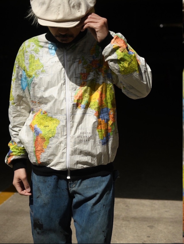 OK/80's "WEARIN THE WORLD" paper jacket/made in usa