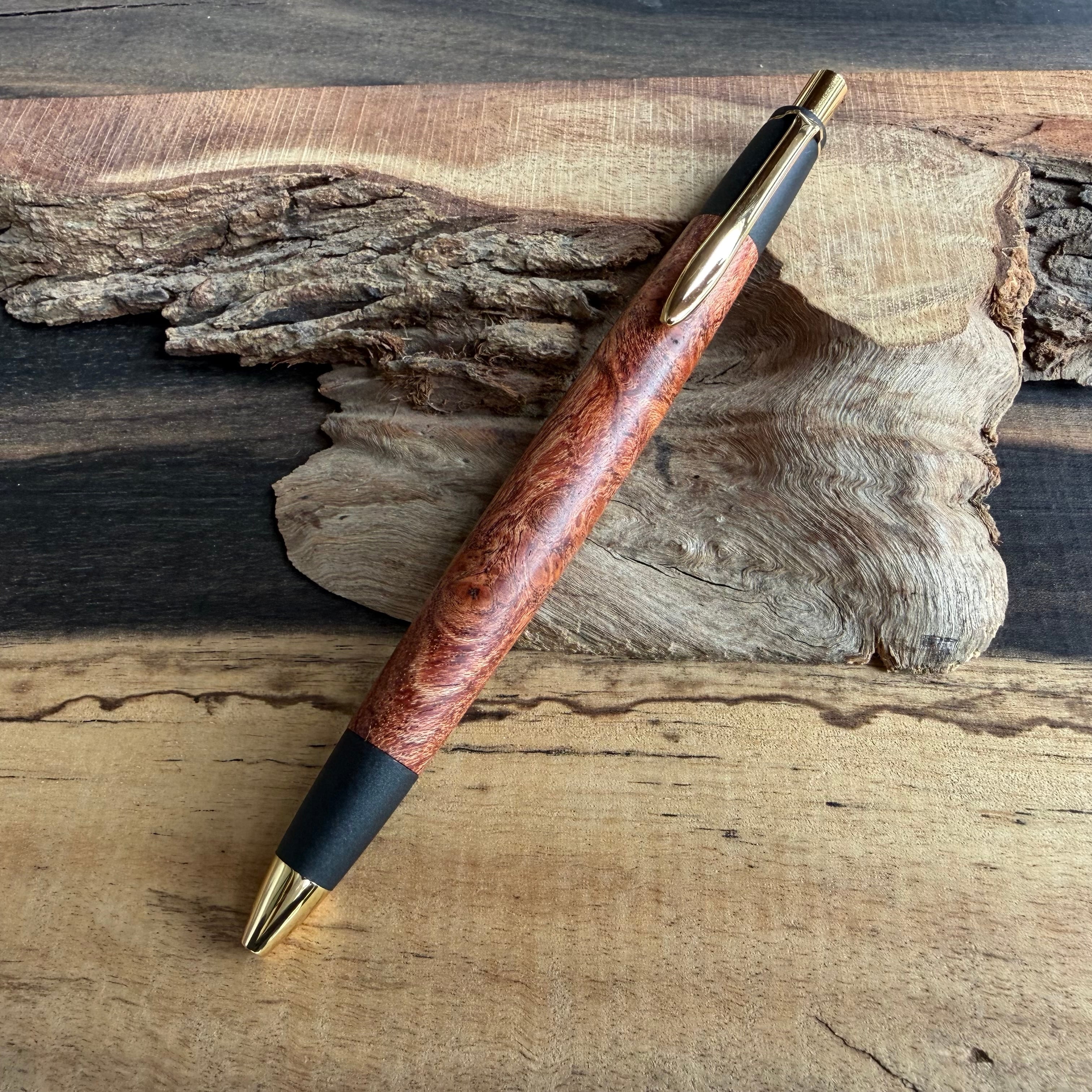 ブビンガ杢【受注生産の木軸ペン】