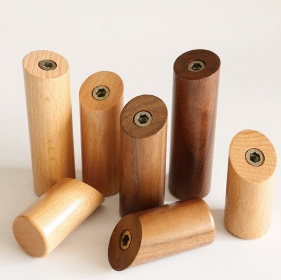 壁掛けフック おしゃれ インテリア 壁掛け 5個セット フック木製 北欧