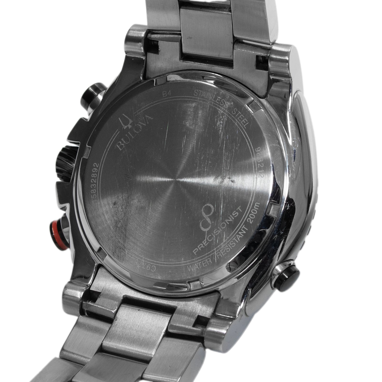 送料無料 ブローバ 腕時計 メンズ プレシジョニスト 98B212 黒 白 1