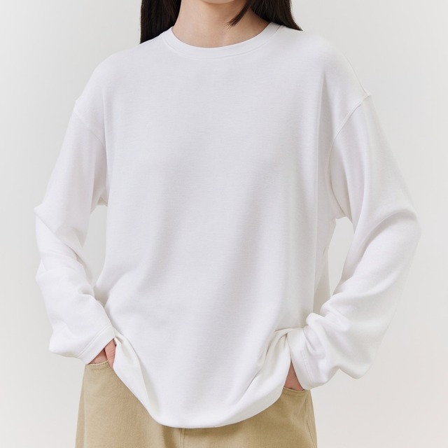 クルーネック プレーンオーバーTシャツ　  M00038