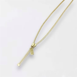 V NECKLACE / Gold×White【PERSO】