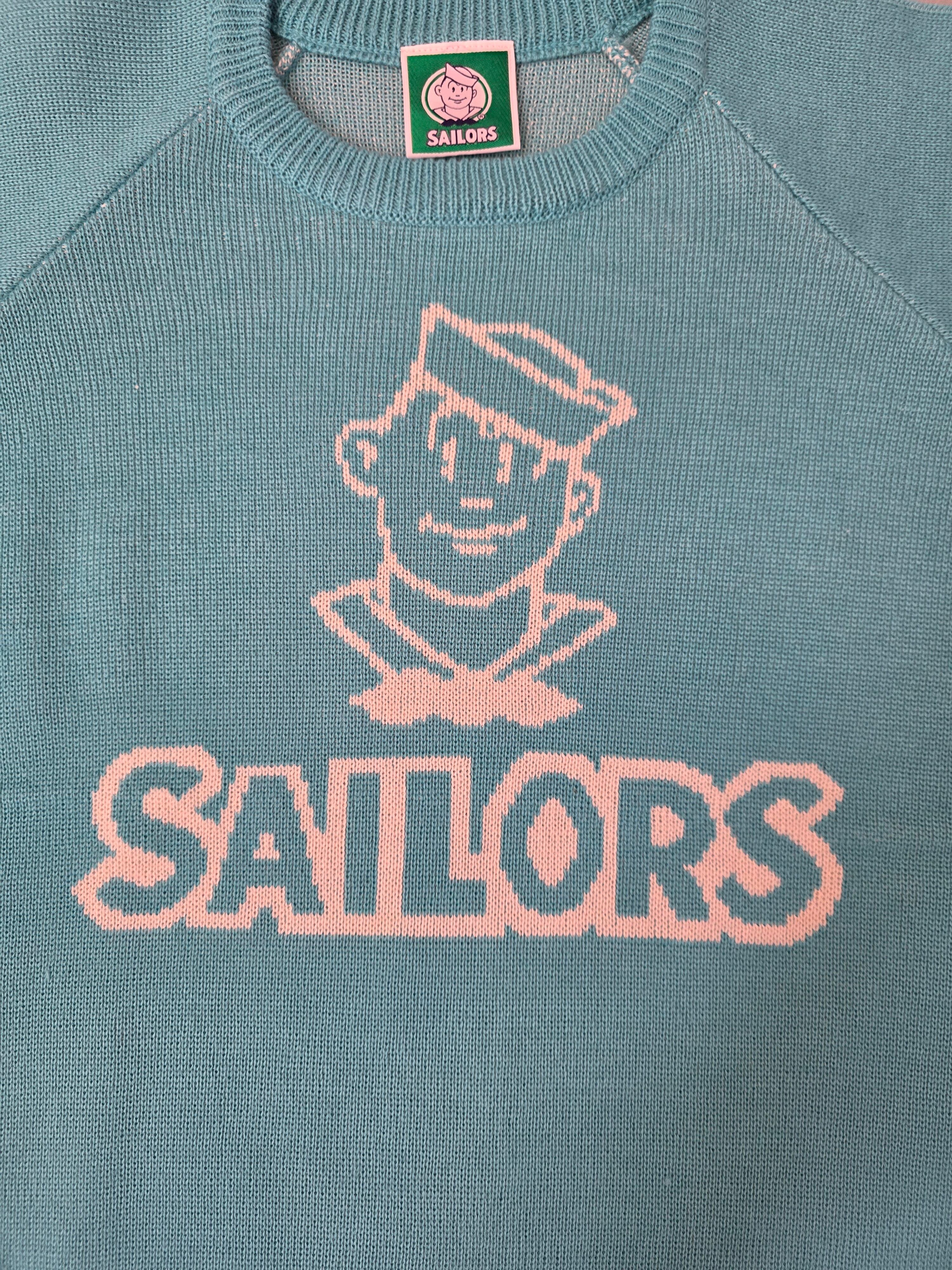 ジャガードセーター 水色【レディース】size | セーラーズsailors
