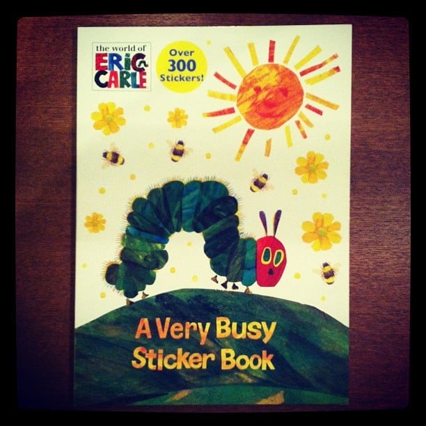 絵本「A Very Busy Sticker Book／Eric Carle」 - 画像1