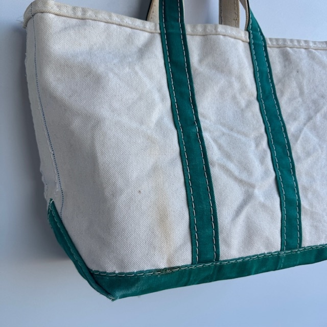 L.L.Bean ボートアンドトート M グリーン 80s 画像4