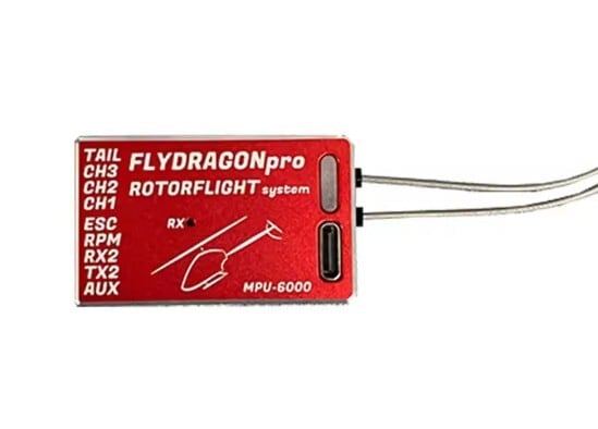 棚卸セール品!◆STEAM-RC FlyDragon Pro F722 V2.2 ジャイロスコープ MPU6000-R 内蔵 ELRS 2.4G レシーバー デュアルアンテナ RC ヘリコプター用
