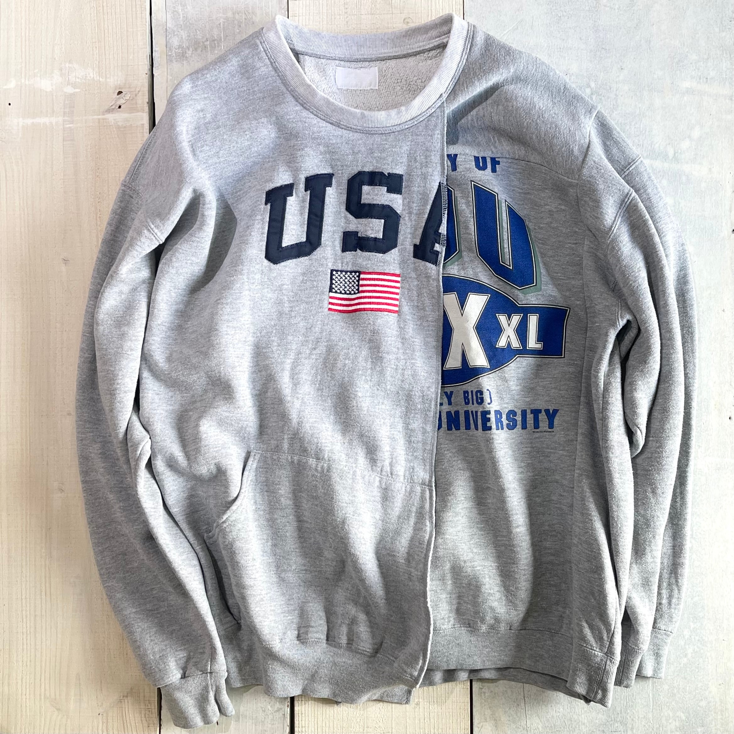 CHANGES / REMAKE W crew sweat / gray