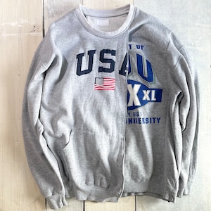 CHANGES / REMAKE W crew sweat / gray