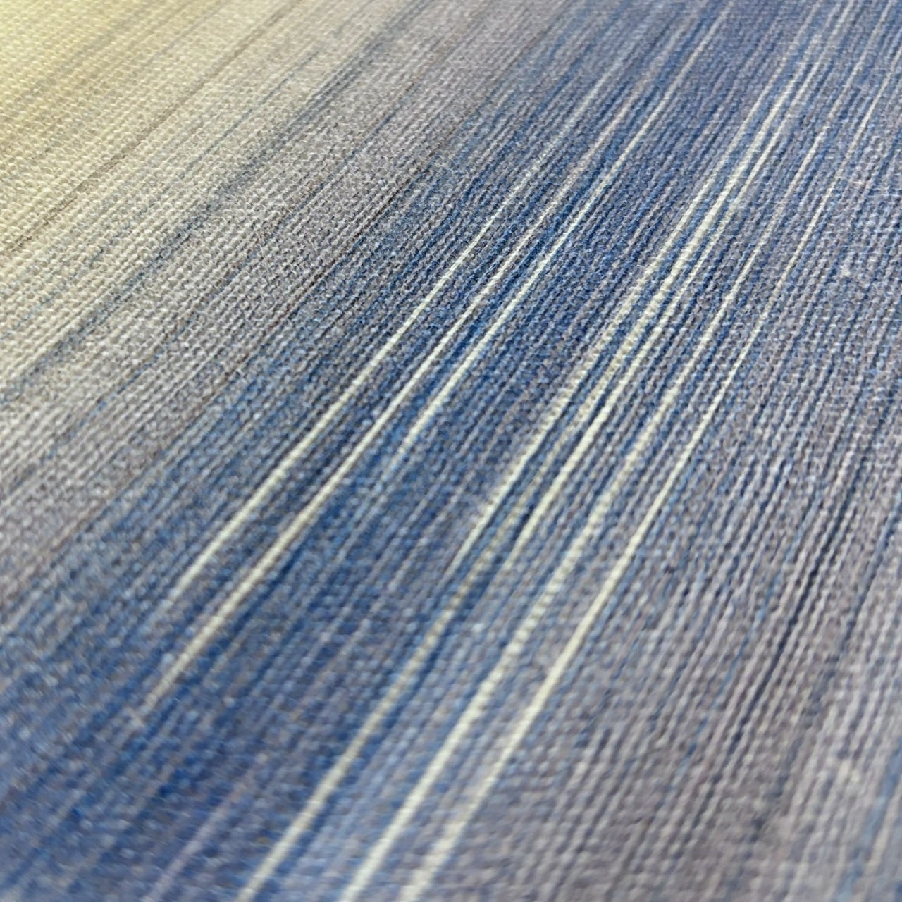 絹麻ぼかしの半巾帯　ブルー　新品 本麻半巾帯 横段ぼかし ： ブルー | きもの処 凛屋 ONLINE SHOP
