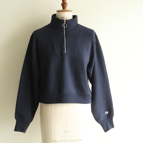 PHEENY【 womens 】french terry half zip p/o