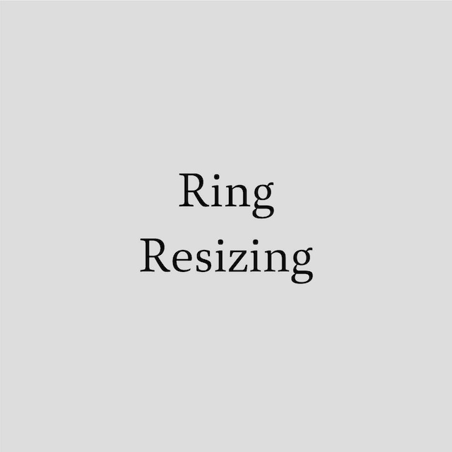 Ring Resizing