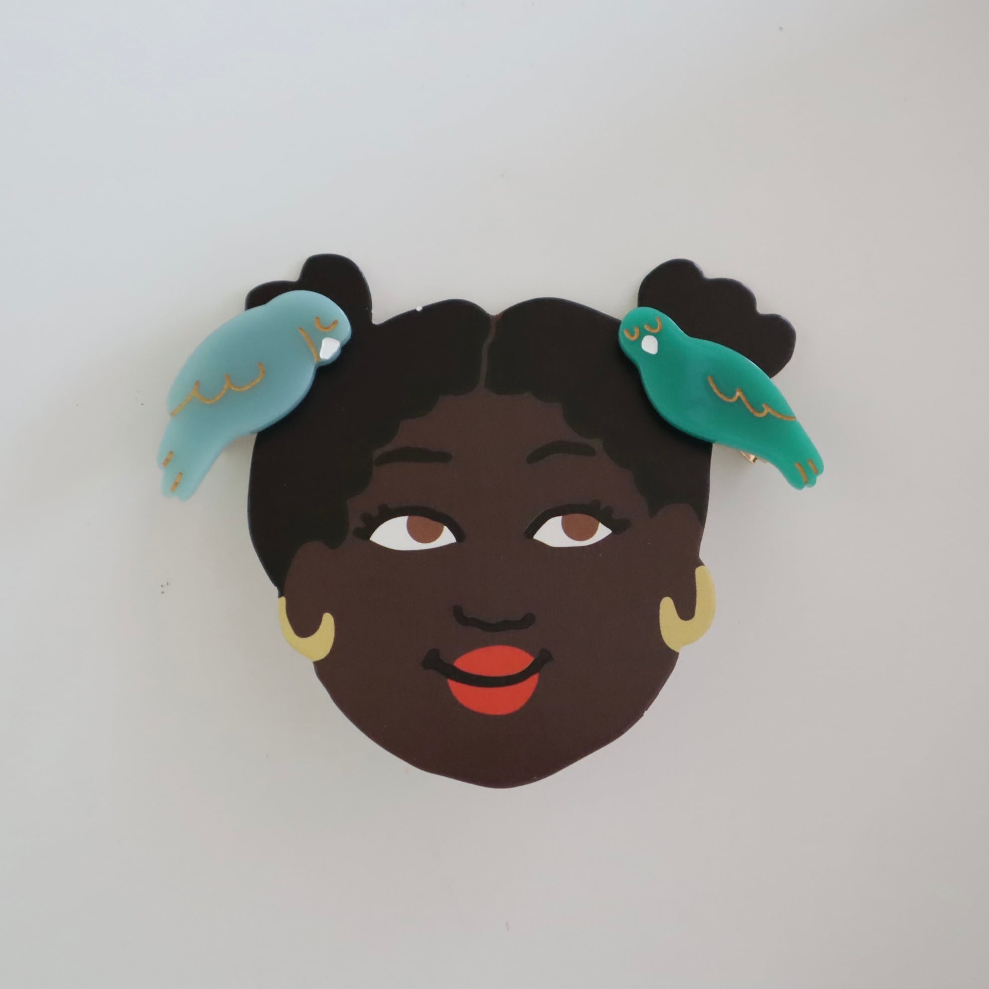 【Coucou Suzette  -Love birds hair clip set-】