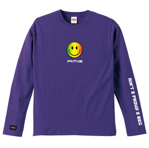 AIN'T 2 PROUD 2 BEG_long sleeve_T purple