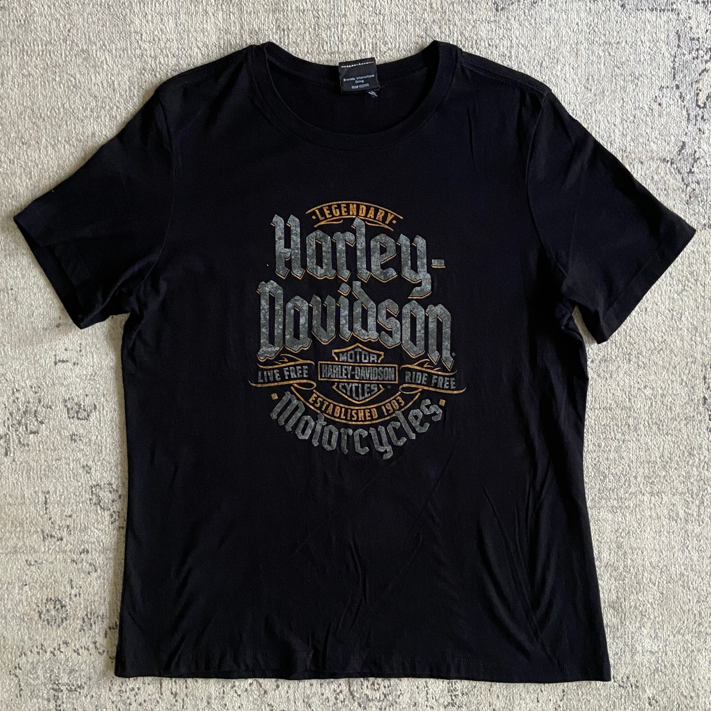 Harley Davidson Tee S位 F687