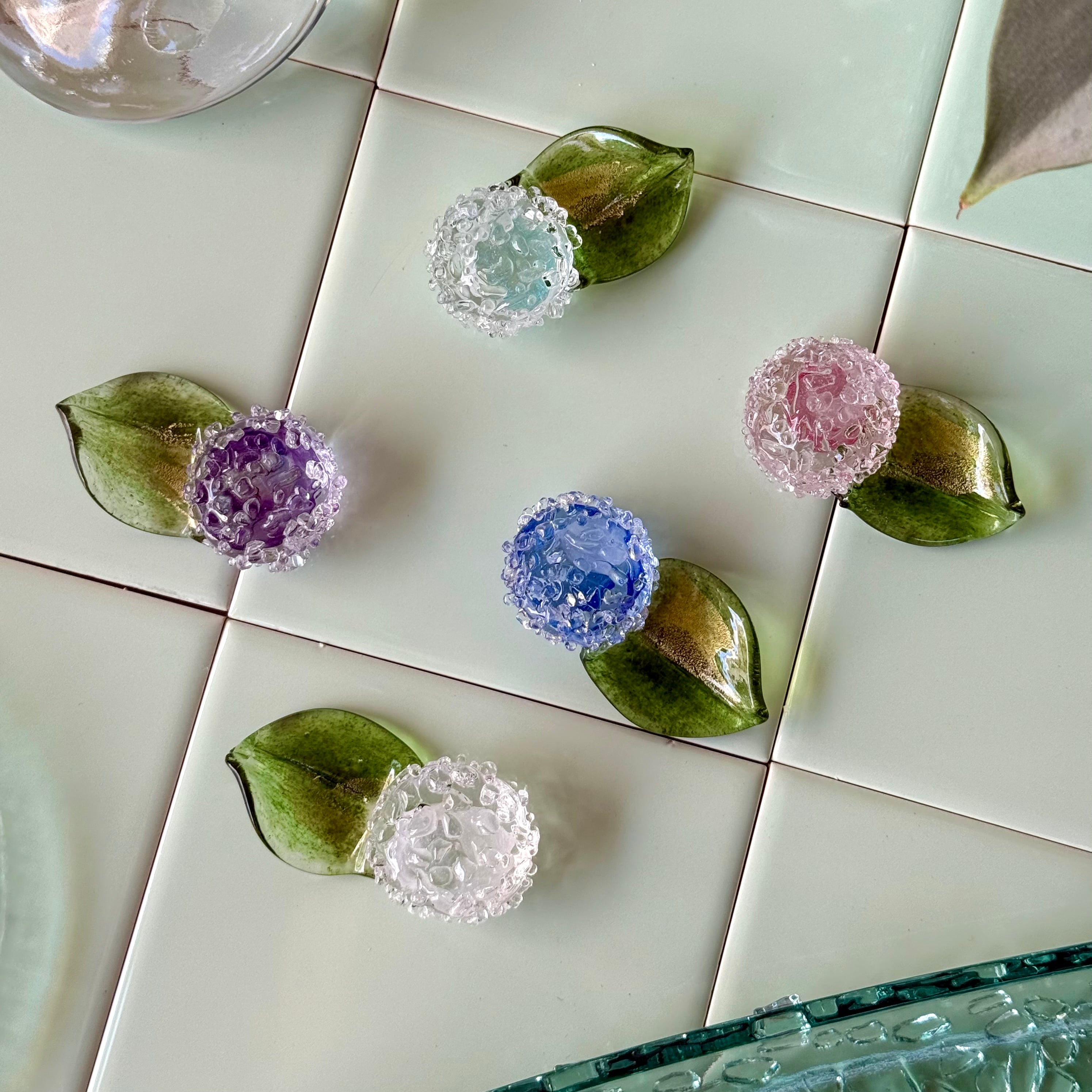 伊藤ナツキ 紫陽花（水色）箸置き | PAY ID