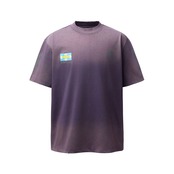 VINTAGE ストリート スプレープリントTシャツ T2108