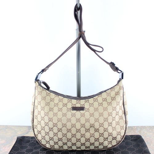 ◎.GUCCI GG PATTRNED SHOULDER BAG ITALY/グッチGG柄ショルダーバッグ 2000000053943