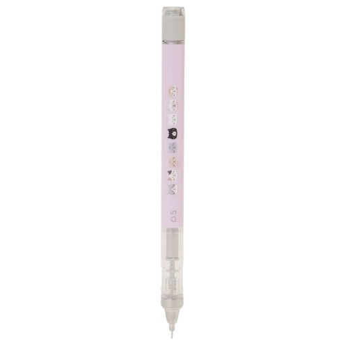 猫シャープペンシル(ふくふくにゃんこMONO消しゴム搭載シャーペン0.5mm)