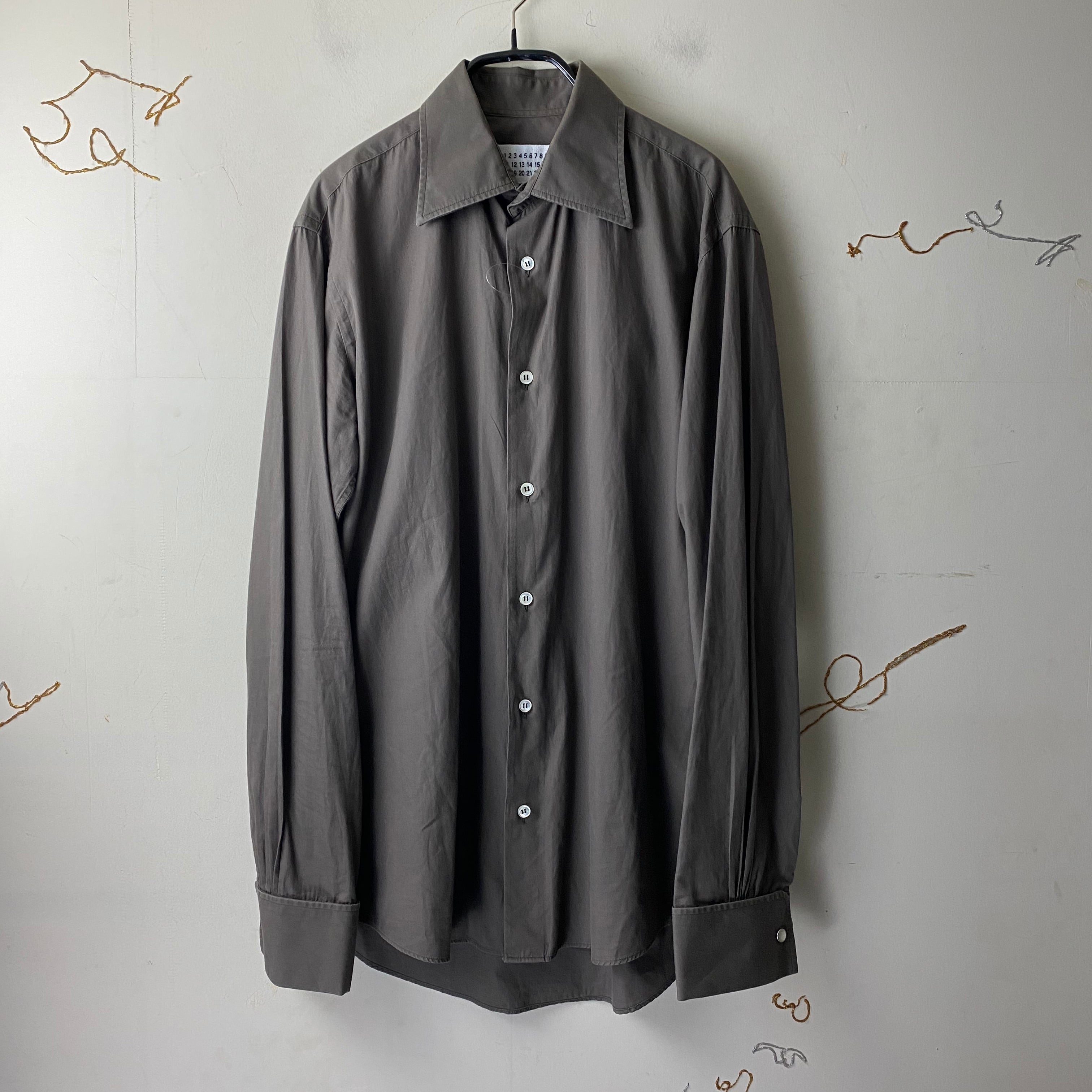 2003AW MAISON MARTIN MARGIELA double cuffs design shirt | NOIR ONLINE powered by BASE 2003AW MAISON MARTIN MARGIELA double cuffs design shirt | NOIR ONLINE powered by BASE