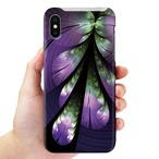 紫惑 - 和風 iPhoneケース