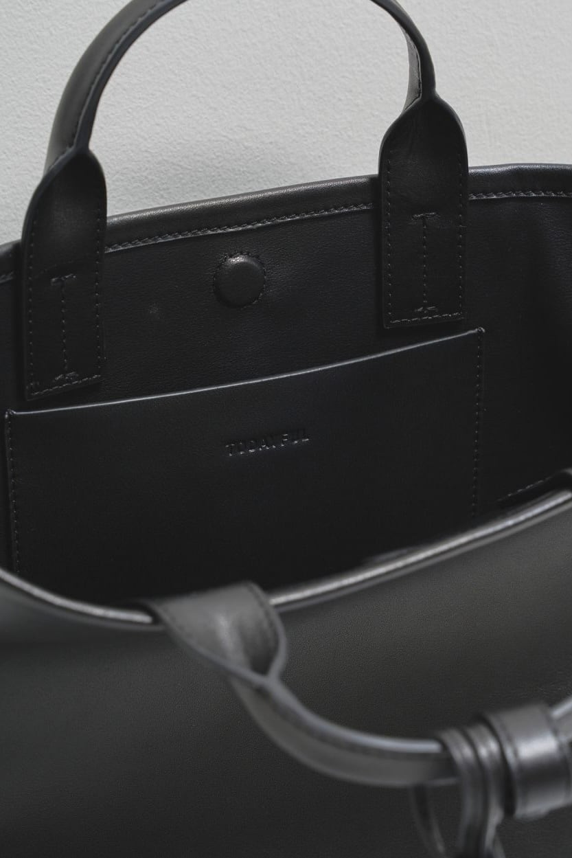 TODAYFUL Useful Leather Bag (L) ユーズフルレザーバッグ Black