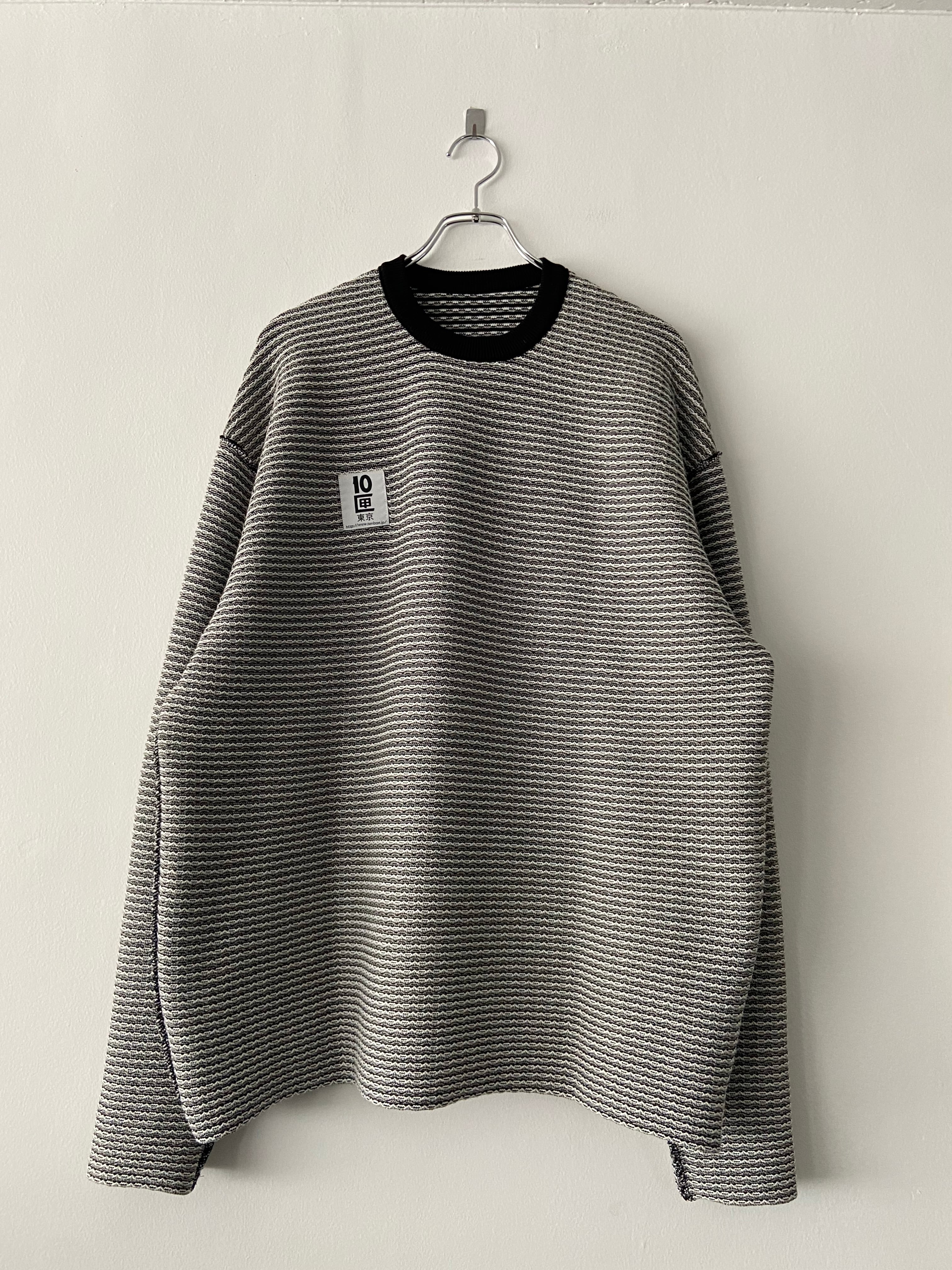 TENBOX / CHAMELEON SWEATER - BLACK / GRAY / WHITE | DEXIM TENBOX / CHAMELEON SWEATER - BLACK / GRAY / WHITE | DEXIM