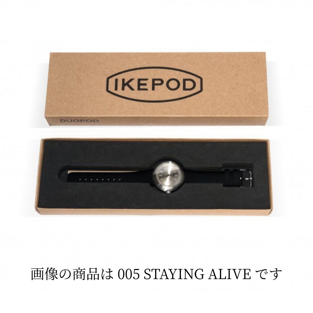 【IKEPOD アイクポッド】 DUOPOD 016 WHITE LINES デュオポッド ／国内正規品 腕時計