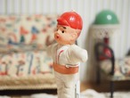 野球少年のセルロイド・オーナメント(破れ・穴あり) 画像9