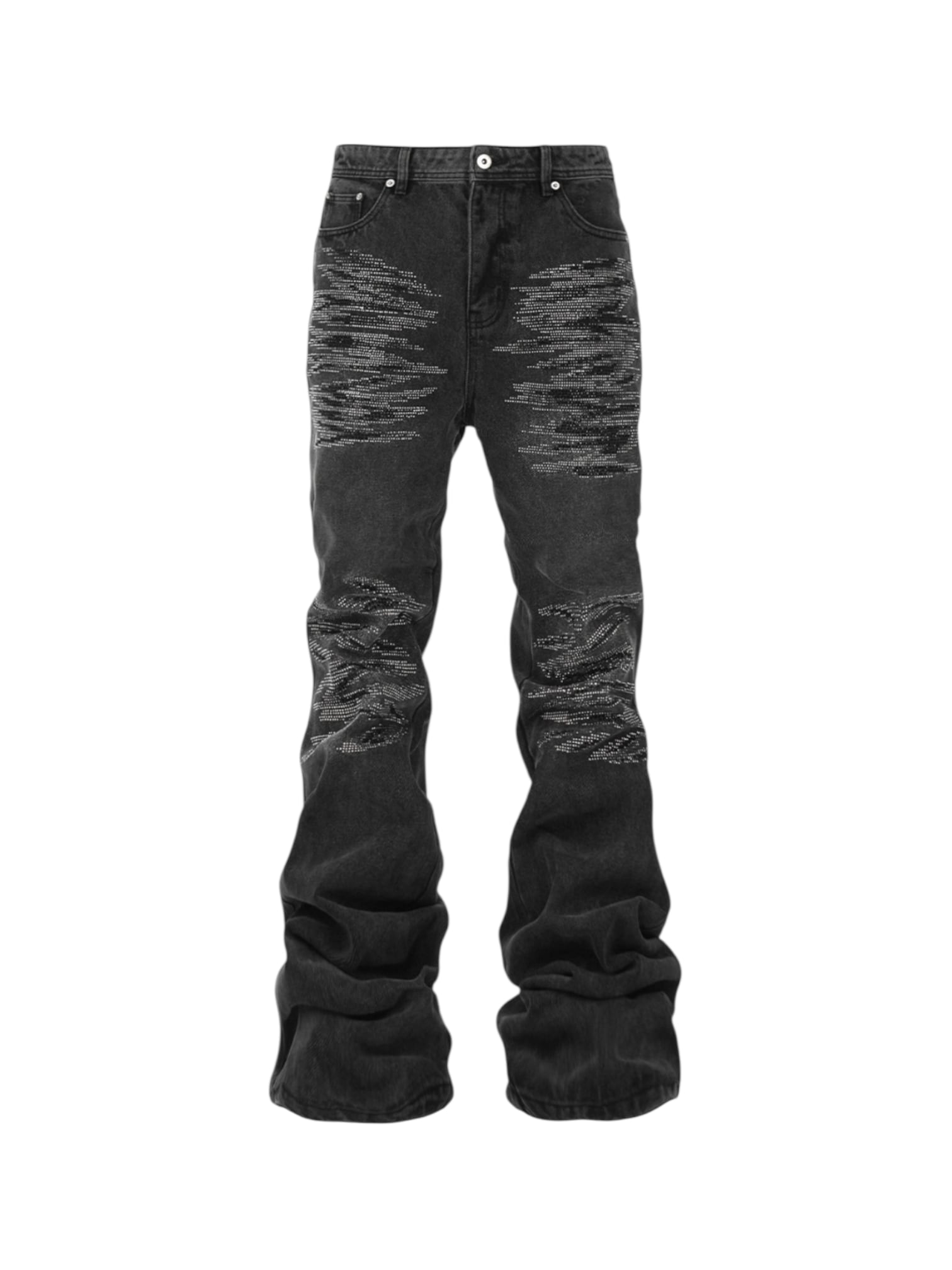 RYE CHASIN】“CRYSTAL WHISKER” STACKED BOOTCUT DENIM | OVERTURE WEB