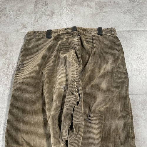 30-40s Adolphe Lafont コーデュロイ ブラウン W32 詳細写真12