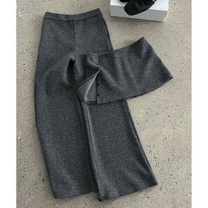 layered flare pants　J00257