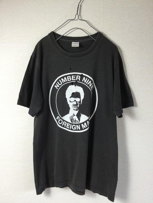 名作 ナンバーナイン “FOREIGN MAN” ダメージTシャツ | MIKOTONORI