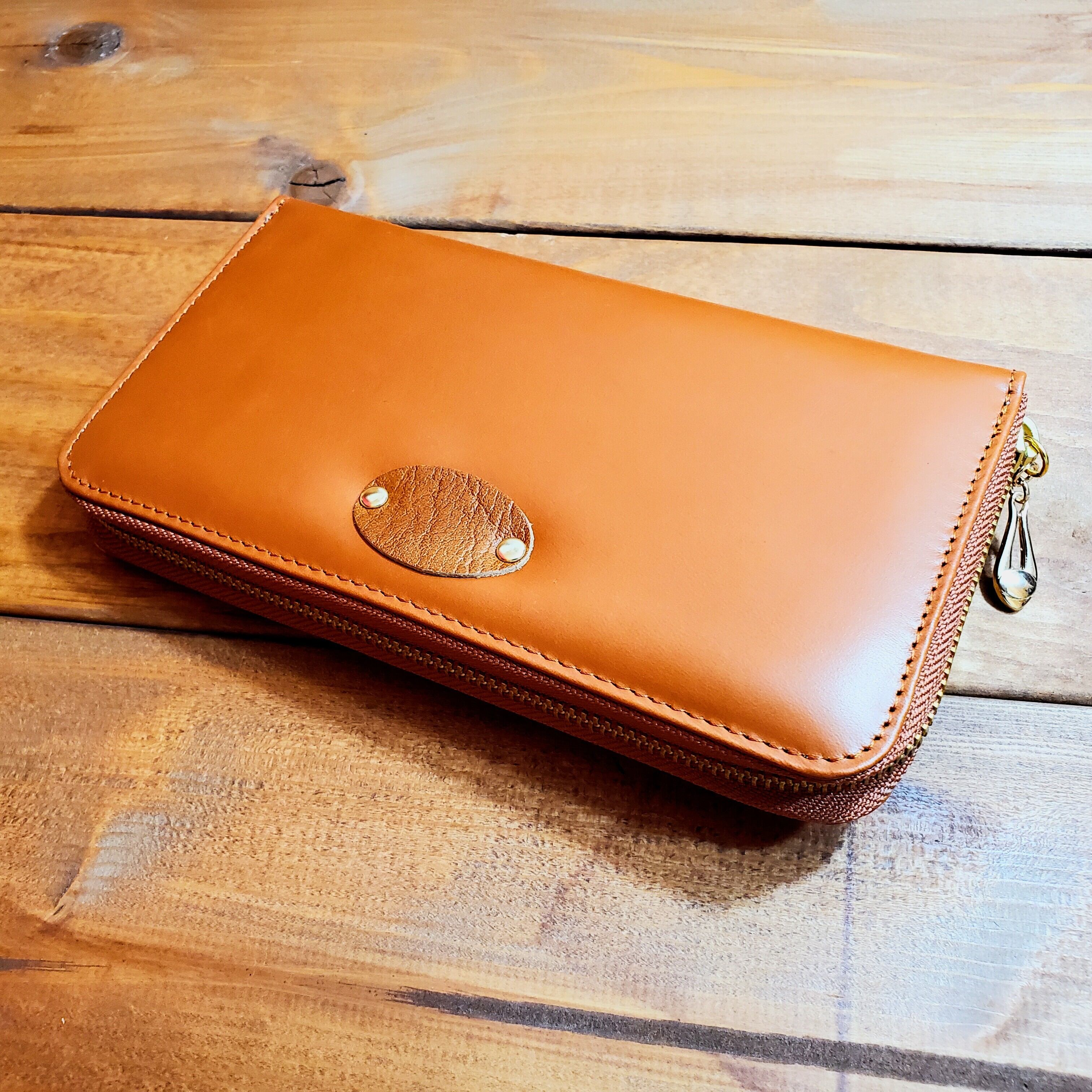 オイルドレザー ラウンドファスナー財布（no.20065）